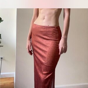 Elegant Rust Skirt